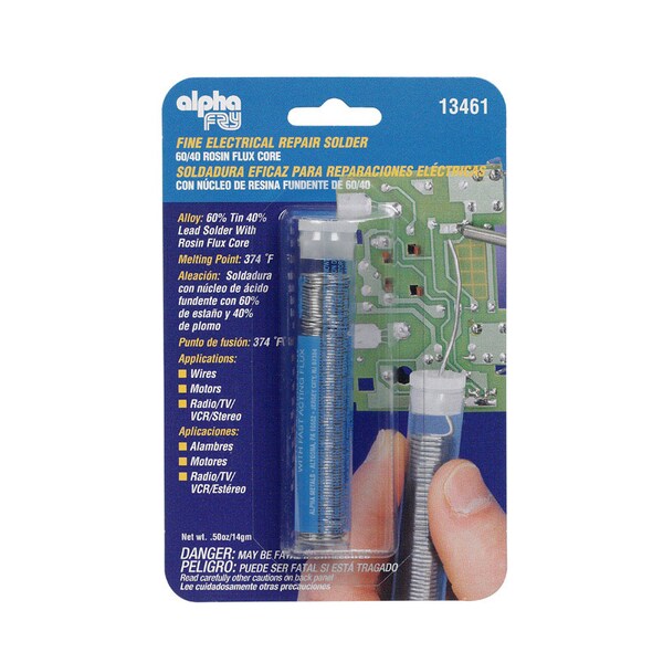 Alpha Fry Alpha Fry 0.5 oz Repair Solder 0.03 in. D Tin/Lead 60/40 1 pc 13461 - main